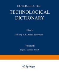 Produktbild: Technological Dictionary