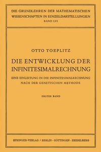 Produktbild: Die Entwicklung der Infinitesimalrechnung