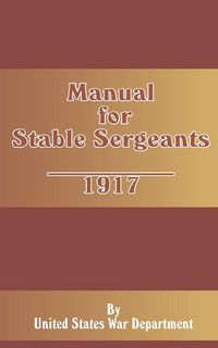 Produktbild: Manual for Stable Sergeants