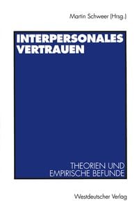 Produktbild: Interpersonales Vertrauen