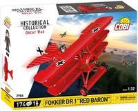 Bild vom Artikel COBI 2986 - Historical Collection, Great War, Fokker Dr.1 Red Baron, Bausatz vom Autor 