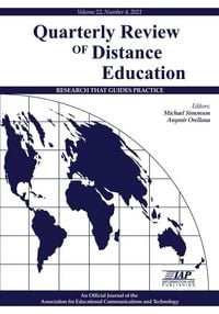 Produktbild: Quarterly Review of Distance Education Vol 22 Issue 4