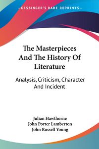 Produktbild: The Masterpieces And The History Of Literature