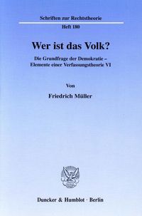 Produktbild: Wer ist das Volk?