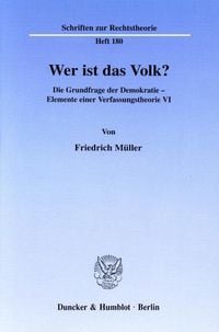 Produktbild: Wer ist das Volk?