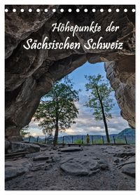 Produktbild: H&ouml;hepunkte der S&auml;chsischen Schweiz (Tischkalender 2026 DIN A5 hoch), CALVENDO Monatskalender