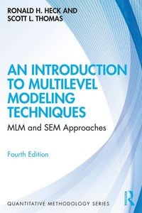 Produktbild: An Introduction to Multilevel Modeling Techniques