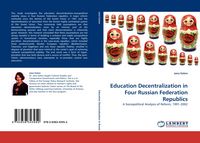 Produktbild: Education Decentralization in Four Russian Federation Republics