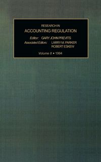 Produktbild: Research in Accounting Regulation Vol 8 1994