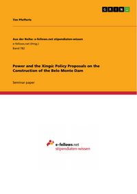 Produktbild: Power and the Xing&uacute;: Policy Proposals on the Construction of the Belo Monte Dam