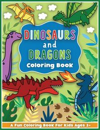 Produktbild: Dinosaurs and Dragons Coloring and Workbook