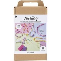 Produktbild: Creativ Company DIY Sets Modellieren Kreativ Set Knete Jewellery Kinder, Sortierte Farben, Kreativ Box