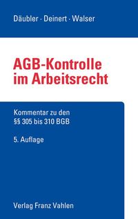 Produktbild: AGB-Kontrolle im Arbeitsrecht