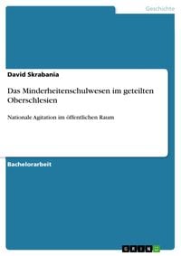 Produktbild: Das Minderheitenschulwesen im geteilten Oberschlesien