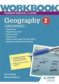 Produktbild: Pearson Edexcel A-level Geography Workbook 2