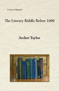 Produktbild: The Literary Riddle Before 1600
