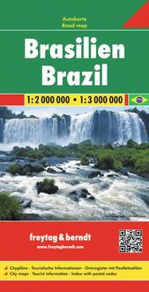 Produktbild: freytag & berndt Stra&szlig;enkarte Brasilien 1:2 Mio.