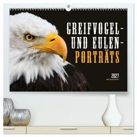 Produktbild: GREIFVOGEL- UND EULENPORTR&Auml;TS (hochwertiger Premium Wandkalender 2027 DIN A2 quer), Kunstdruck in Hochglanz