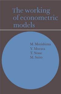 Produktbild: The Working of Econometric Models