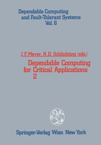 Produktbild: Dependable Computing for Critical Applications 2