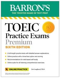Produktbild: TOEIC Practice Exams: 6 Practice Tests + Online Audio, Sixth Edition