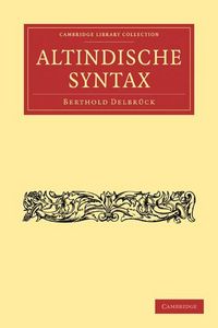 Produktbild: Altindische Syntax