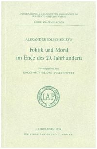 Produktbild: Politik und Moral am Ende des 20. Jahrhunderts