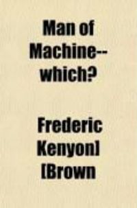 Produktbild: Man of Machine--Which?