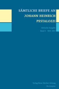 Produktbild: S&auml;mtliche Briefe an Johann Heinrich Pestalozzi, Band 3