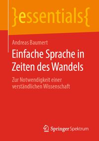 Produktbild: Einfache Sprache in Zeiten des Wandels