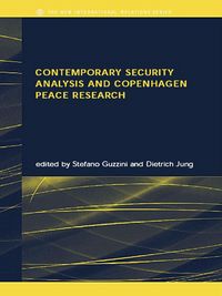 Produktbild: Contemporary Security Analysis and Copenhagen Peace Research