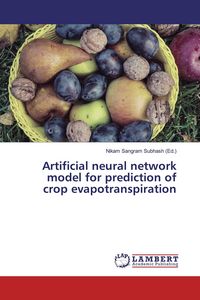 Produktbild: Artificial neural network model for prediction of crop evapotranspiration