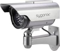 Produktbild: Sygonix SY-3420674 Kamera-Attrappe mit Solarmodul, mit blinkender LED