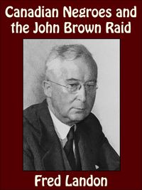 Produktbild: Canadian Negroes and the John Brown Raid