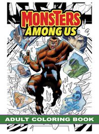 Produktbild: Monsters Among Us: Adult Coloring Book