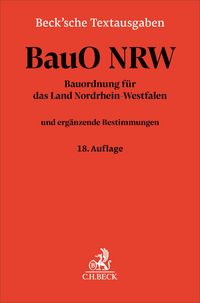 Produktbild: Bauordnung f&uuml;r das Land Nordrhein-Westfalen. BauO NRW