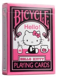 Produktbild: Bicycle Hello Kitty - Black and Pink (Designer Spielkarten, Poker, Skat...)