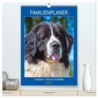 Produktbild: Familienplaner Landseer - Freund und Retter (hochwertiger Premium Wandkalender 2027 DIN A2 hoch), Kunstdruck in Hochglanz