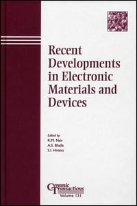 Produktbild: Recent Developments in Electronic Materials and Devices
