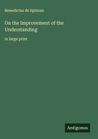 Produktbild: On the Improvement of the Understanding