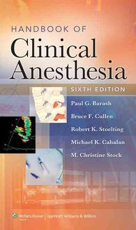 Produktbild: Handbook of Clinical Anesthesia