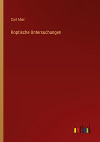 Produktbild: Koptische Untersuchungen