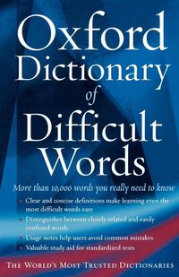 Produktbild: The Oxford Dictionary of Difficult Words