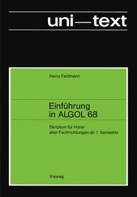 Produktbild: Einf&uuml;hrung in ALGOL 68