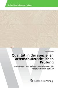 Produktbild: Qualit&auml;t in der speziellen artenschutzrechtlichen Pr&uuml;fung