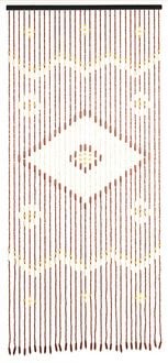 Produktbild: Bambusvorhang Rhombus, mehrfarbig, holz, 90x200 cm, 31 Str&auml;nge aus Ahornholz