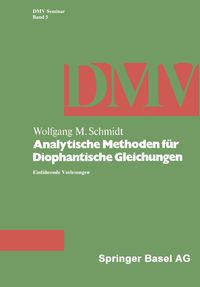 Produktbild: Analytische Methoden f&uuml;r Diophantische Gleichungen