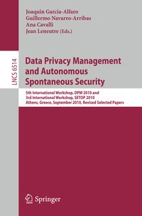 Produktbild: Data Privacy Management and Autonomous Spontaneous Security