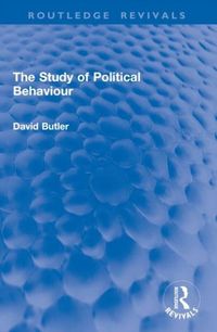 Produktbild: The Study of Political Behaviour