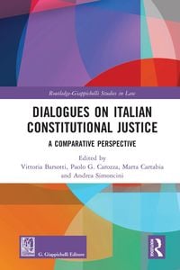Produktbild: Dialogues on Italian Constitutional Justice